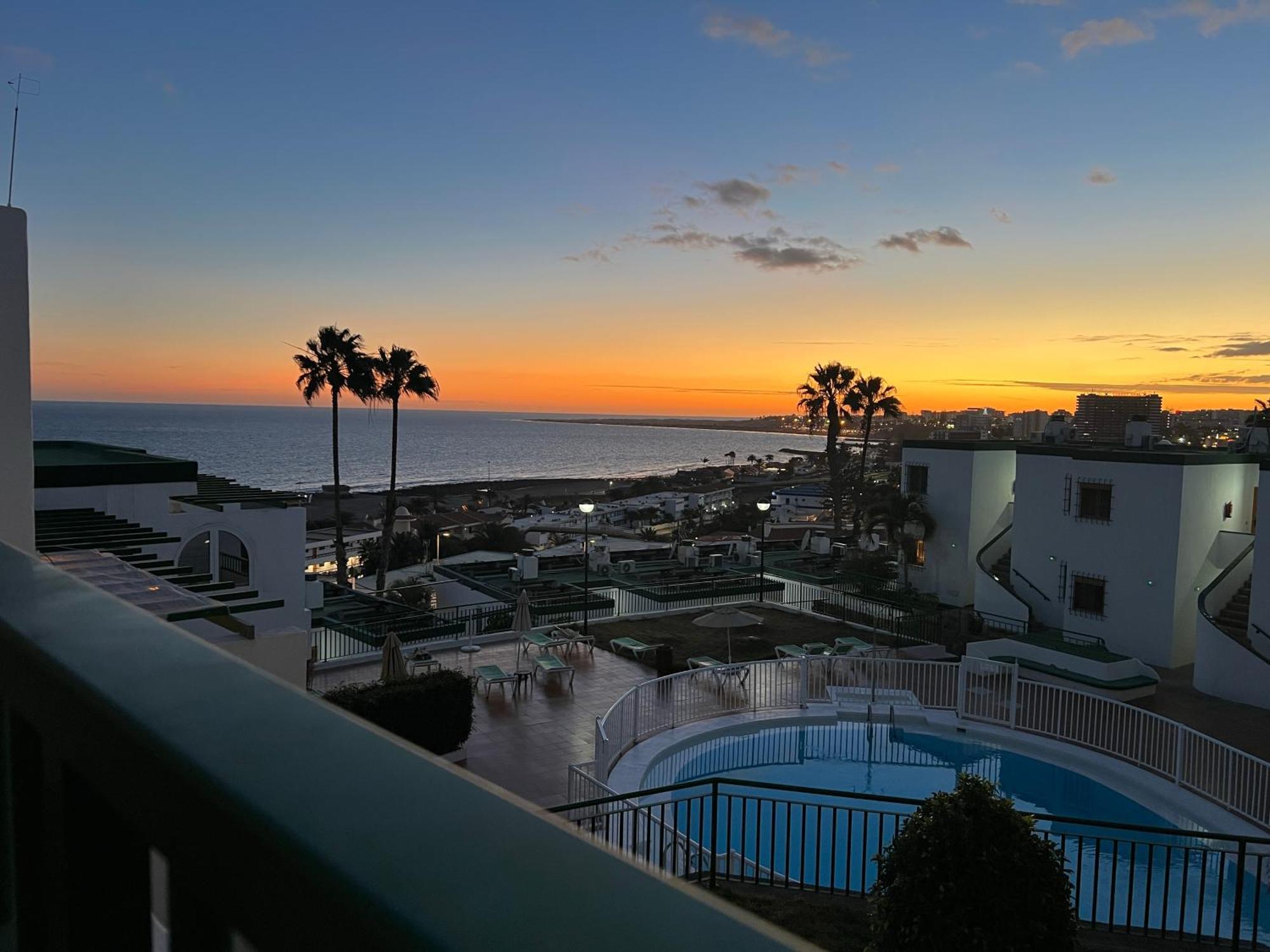 Sea View 2Br Toploctaion Heated Pool 5 Min To Beach San Agustín Dış mekan fotoğraf